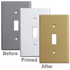 We painted our switches and sockets three times. Painting Switch Plates How To Paint Wall Plate Covers Tips Ideas