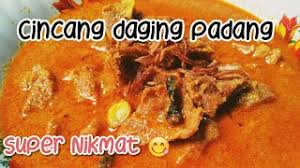 Kedai nasi pak haji marah bukittinggi terkenal akan kelezatan masakan olahan resep gulai cancang daging khas padang, gulai cincang daging, minangnese beef curry gulai. Cara Membuat Gulai Daging Cincang Padang Pedas Resep Cute766