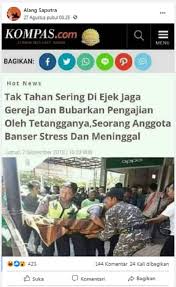 Gus nur ditangkap, ansor dan banser siap kawal kasus hingga selesai nu muhammadiyah tni dan polri gelar diskusi terkait peran ulama dalam mencegah penularan covid kasus ujaran kebencian terhadap idi Seorang Anggota Banser Meninggal Karena Stres Sering Diejek Tetangga