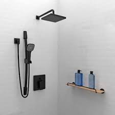 Find The Perfect Black Shower Faucets Systems Wayfair Shower Systems Shower Faucet Shower Heads