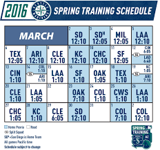 For more information on your favorite team's schedule, check out the mlb's cactus league schedule. Schedule From The Corner Of Edgar Dave