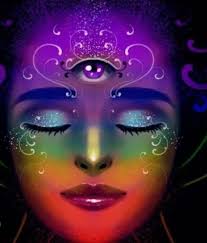 Hi I been going to the self realization fellowship temple and practicing  meditation with the Great Masters with paramahansa yogananda and been  seeing the blue purple ether sing between my eyebrows and