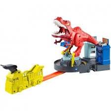 Learn all kinds of dinosaur facts, play games and watch video from dinosaur train! Hot Wheels City Alboroto Del Dinosaurio T Rex Pistas De Coches De Juguete Las Mejores Ofertas De Carrefour