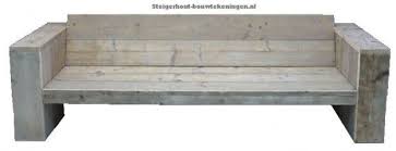 Bank Van Steigerhout Maken Loungebank Xl Naar Voorbeeld Van De Gamma Bank Van Steigerhout Zelfgemaakte Meubels Houten Meubilair