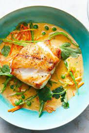 Grouper Fillets With Ginger And Coconut Curry Recipe Recipe Coconut Curry Recipes Fish Recipes Healthy Fish Recipes