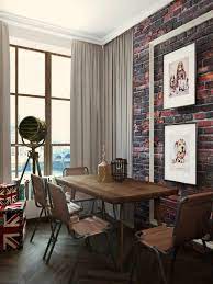 London Sky Eclectic 32 Sqm Studio Apartment In London Industrial Apartment Decor Vintage Living Room Design Vintage Industrial Decor
