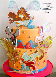 Winx Cake Birthday Cake Girls Kids Cake Cartoon Cake