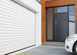 Hormann Roller Garage Door In White Ral 9006 Garage Doors Roller Doors Garage Door Rollers