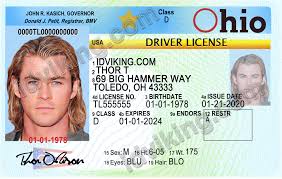 You could get a ticket or you could go to jail. Ohio Oh Drivers License Psd Template Download Idviking Best Scannable Fake Ids
