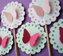 Butterfly Cupcake Toppers Etsy Fiesta De Cumpleanos De Mariposa Fiesta De Magdalenas Manualidades