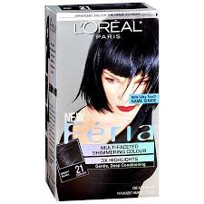 L Oreal Feria A Quick Way To Fry Your Hair A Product Review Black Hair Dye Box Hair Dye Blue Black Hair