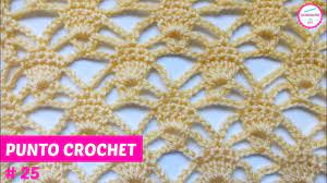Ver más ideas sobre croché, tejidos a crochet, puntos. Punto Crochet Calado 25 Youtube