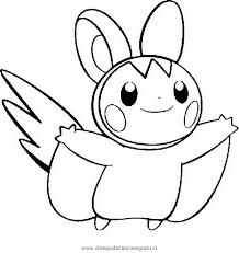 Disegno Pokemon Emolga Personaggio Cartone Animato Da Colorare