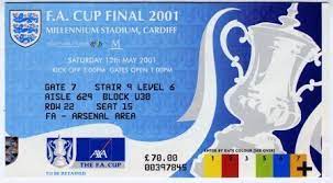 Liverpool V Arsenal Ticket Football Ticket Arsenal Cup Final