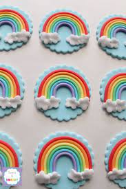 Rainbow unicorn cupcake toppers birthday printable cupcake. Rainbow Cupcake Toppers Fondant Rainbows For Rainbow Cupcakes By Sweet And Snazzy Https Www Facebook Com Rainbow Sweets Fondant Rainbow Rainbow Cupcakes