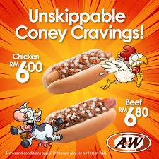 A W Malaysia On Twitter Bite Into Succulent Chicken Or Beef Coney Topped With Our Classic Sauce Promo Is Valid For Today 1st October 2019 And For Dine In Only Price May