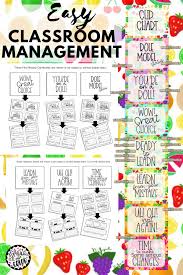 Clip Chart With Behavior Management Sheets Fruit Salad