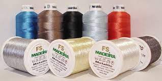 Madeira rayon embroidery thread 5500yd cone white color: Madeira Unveils Metallic Embroidery Thread Fs40 Accessories News Uk