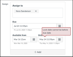 In the assign box, adjust the due date and/or available from and until dates as needed by. Craftonhills Edu