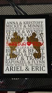 Framed Personalized Disney Wedding Gift Disney Home Decor Etsy Disney Wedding Gifts Disney Sign Disney Anniversary Gifts