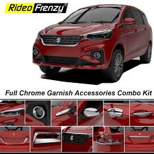 Rohit mehta sai auto accessories. New Ertiga 2018 2019 2020 All Chrome Accessories Garnish Combo Kit Oline India Chrome Accessories For Ertiga 2020