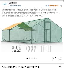 I finally decided to get one of these for my chickens. It has hardware  cloth not chicken wire but I plan to double up & also put hardware cloth  underneath because we