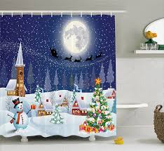 Christmas Shower Curtain Snowman Christmas Bathroom Acessories By Santa Reindeer Christmas Eve In Small Town With On Starry Night Winter Scene Polyester Fabric Set By Ambesonne Walmart Com Walmart Com Share an animated birthday ecard or a cute and funny ecard with your family and friends, it's easy! christmas shower curtain snowman christmas bathroom acessories by santa reindeer christmas eve in small town with on starry night winter scene