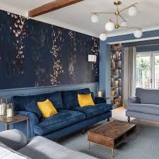 Sofas Stuff On Instagram The Glorious Marriage Of Navy And Mustard Beautifully Styled By In 2020 Living Room Decor Apartment Navy Living Rooms Living Room Designs