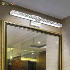 Bathroom vanity lights can be the focal point of your space, providing a well lit area for you to get ready and prepare for your day. Stainless Steel Led Vanity Light Wall Lamp Bathroom Front Mirror Fixture White Wall Fixtures Home Garden