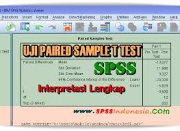 Sedang mencari tahu apa itu domain dan semua hal tentangnya? Cara Uji Paired Sample T Test Dan Interpretasi Dengan Spss Spss Indonesia