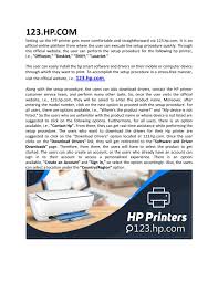 You can download software to facilitate a recovery. 123 Hp Com Download Hp Printer Drivers Software Hp Printer Setup By Conorlive Issuu