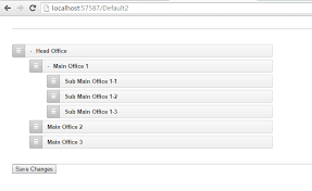 organization re structure control using jquery nestable