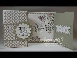 Give the gift of personalized handmade cards that they can enjoy. Hi Stampers Today We Will Be Making This Easter Card Here Is The Inside Of The Card You May Remember Thi Dawns Stamping Thoughts Card Tutorials Card Tutorial