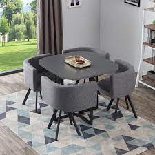 table et chaises oslo gris et tissu gris table et chaises salle a manger minimaliste table salle a manger