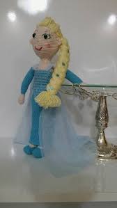 Amigurumi Elsa Bebek Yapimi 4 Bolum Sac Yapimi Elbise Susleme Bebek Tig Isleri Suslemeler