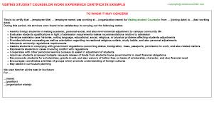 Ppsc success guide for lecturer computer science jobs 2020. Visiting Faculty Experience Certificates