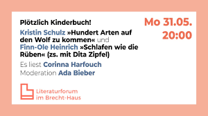 Nur ein paar häuser entfernt, in der chausseestraße 131, wohnte bis zu seiner ausbürgerung 1976 wolf biermann. Plotzlich Kinderbuch Mit Kristin Schulz Und Finn Ole Heinrich Youtube