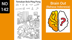 Temukan kunci gembok dengan cara membalikan posisi hp, lalu kunci akan jatuh dari ember, kemudian arahkan kunci tersebut ke pintu kandang jawaban: Brain Out Level 142