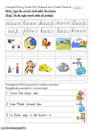 How to write an email in afrikaans / how to write an email with a sense of urgency: Grade 3 Fal Afrikaans Term 2 Week 2 Worksheet 3 Aa Klank Worksheet