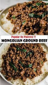 Mongolian Ground Beef Recipe Spesial Food Asian Ground Beef Recipes Ground Beef Recipes Ground Beef