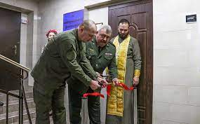Діяльність у сфері охорони громадського порядку та безпеки. U 25 Brigadi Ohoroni Gromadskogo Poryadku Pivnichnogo Oto Nacionalnoyi Gvardiyi Ukrayini Vidbulosya Urochiste Vidkrittya Vidremontovanoyi Soldatskoyi Lazni Sogodni U Vijskovij Chastini 3030 Pislya Zavershennya Remontnih Robit Vidbulos Urochiste Vidkrittya Lazni