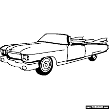 Cadillac series 62 convertible (cabrio) year/gyártási év: Cars Online Coloring Pages