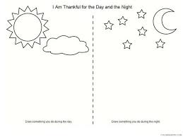 I am thankful for all the amazing people around me. Day And Night Coloring Pages For Kids Day And Night 2 Printable 2021 105 Coloring4free Coloring4free Com