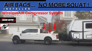 Firestone air bag front car & truck lower kits & parts. Airbag Wireless Compressor Kit 2018 F250 For Leveled Towing Youtube