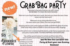 Scentsy Grab Bag Flyer Scentsy Party Scentsy Consultant Ideas Scentsy Sample Ideas