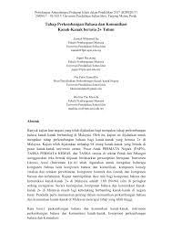 We did not find results for: Pdf Tahap Perkembangan Bahasa Dan Komunikasi Kanak Kanak Berusia 2 Tahun