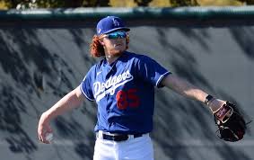 He was selected by the dodgers in the third round of the 2016 major league baseball draft, and made his mlb debut in 2019. Dodgers News Dustin May Begins Throwing After Being Shut Down Multiple Weeks Dodger Blue