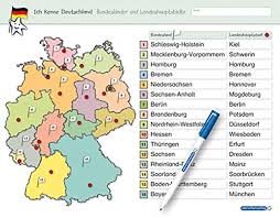 Noch anspruchsvoller ist die einordnung auf einer unbeschrifteten deutschlandkarte, in der nur die grenzen vorgegeben sind. Ich Kenne Deutschland Bundeslander Und Landeshauptstadte Stabile Wiederbeschreibbare Lernvorlage Im Grossen Format Fur Die Schulmappe 32 5 X 25 Cm Vorder Und Ruckseite Langhans Katrin 9783939293224 Amazon Com Books