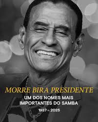 Canal History Brasil | Ubirajara Félix do Nascimento, mais conhecido como  Bira Presidente, morreu na noite do último sábado (14), aos 88 anos. O  sambista é... | Instagram