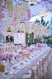 Kc And Meilan S Blissful Resort Wedding Pink Purple Wedding Hydrangeas Wedding Wedding Flowers